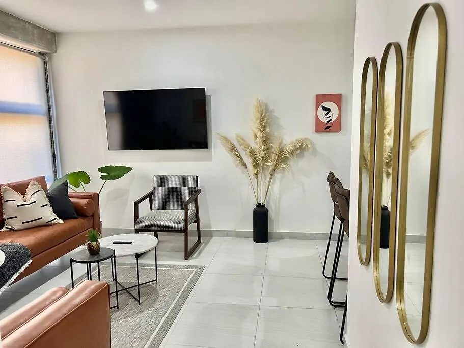 Depa Boho Al Sur Pet Friendly Piscina Gym Sala De Cine Apartman Guadalajara